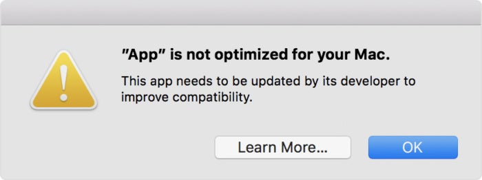 google photo not opyimized for mac os 10.14